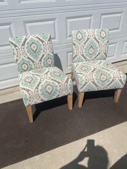 Pair of Upholstered Accent Chairs