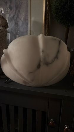 Alabaster Flush Mount Ceiling Light Shade