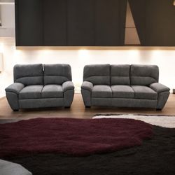 Nash Gray Couch & Loveseat Set – Stunning & Affordable for Just $799!