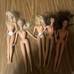 Vintage Barbie Dolls 1966,1987,1999 For Sale