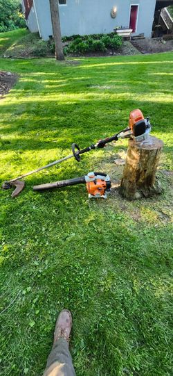Gas weed Wacker and blower combo