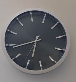 Gray Wall Clock – 12" Diameter