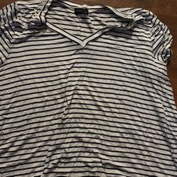 Black And White Stripped Shirt 