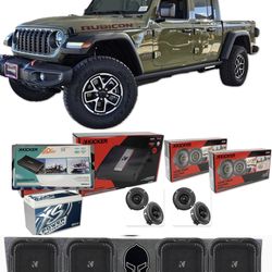 NEW POWERFUL BASS AND VOICE PACKAGE KICKER AUDIO INSTALLED FOR JEEP GLADIATOR