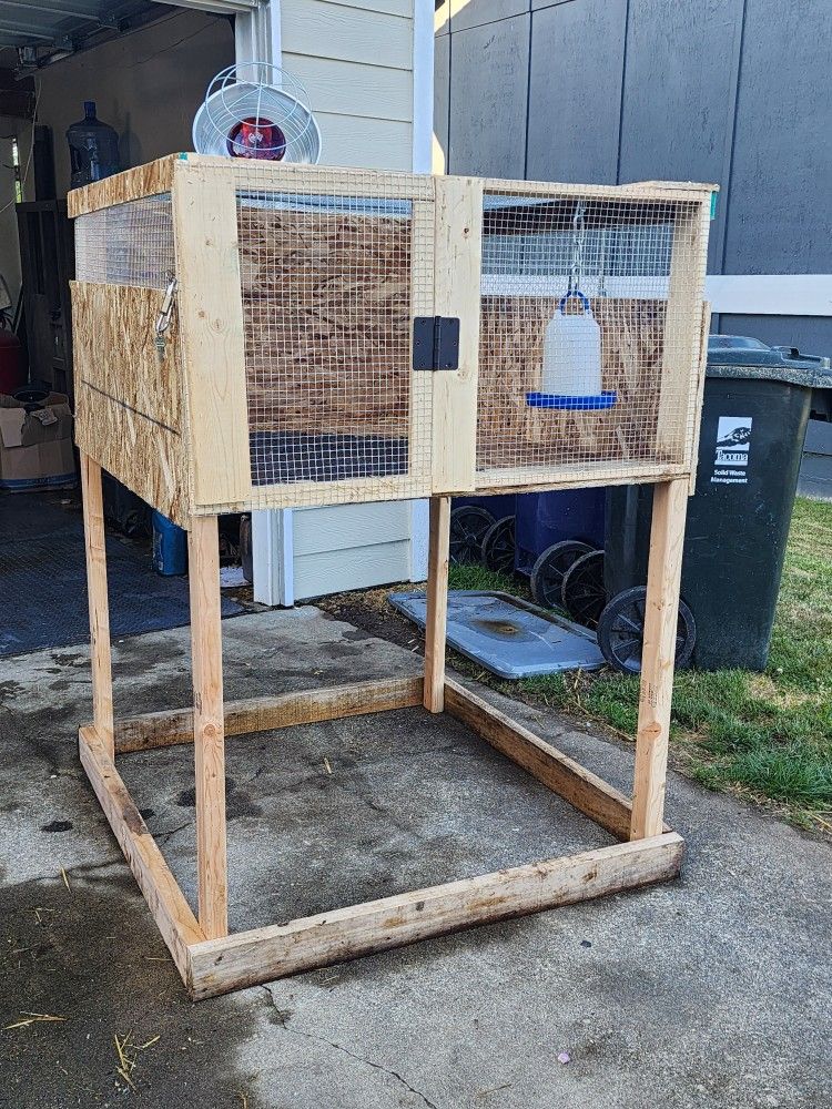 Still AVAILABLE Homemade Chicken Brooder
