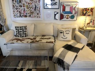 Couch with chaise