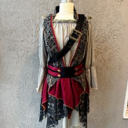 Spirit Halloween Women’s Pirate Costume Sz Large 12-14