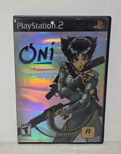Oni Playstation 2 Video Game 2000 Complete RockStar Games