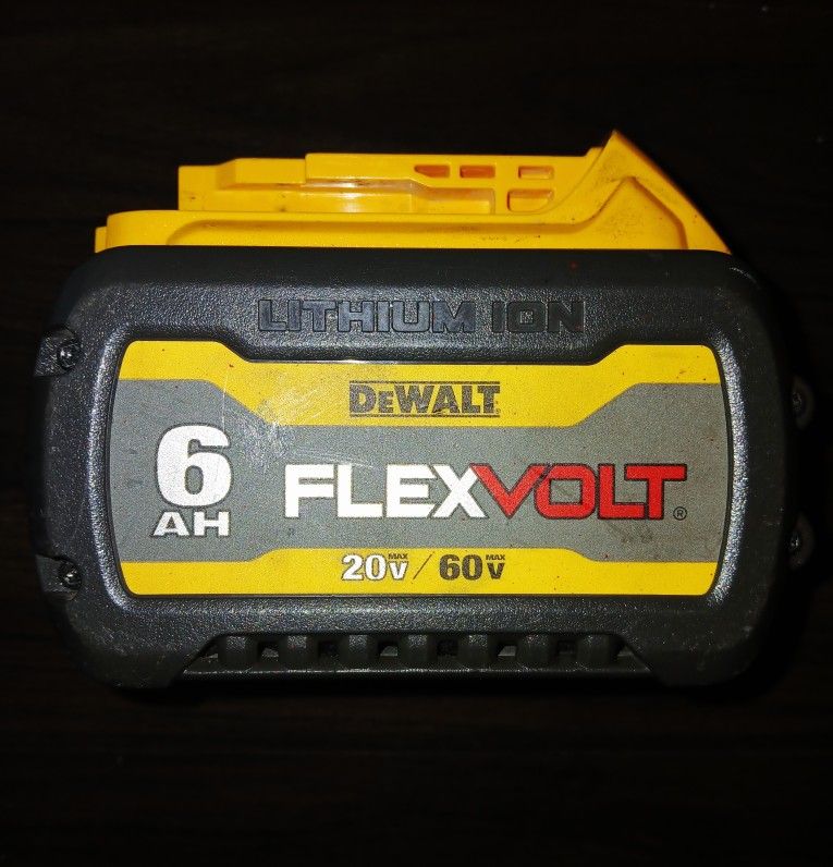 Dewalt 20v/60v FLEXVOLT 6.0AH Battery