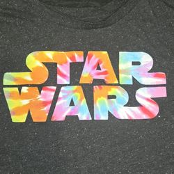 Star Wars Large Shirt Tie Die Logo
