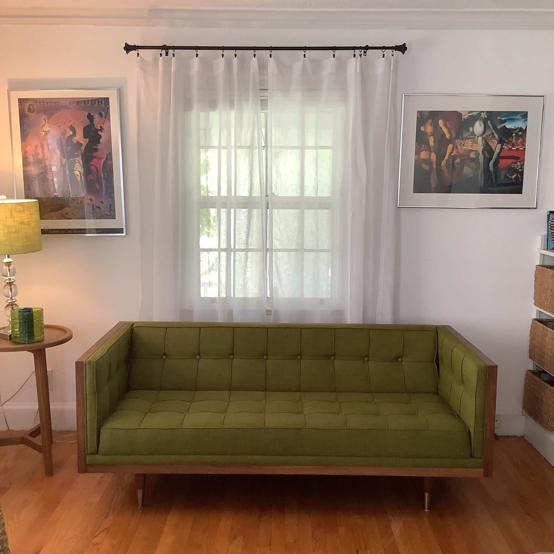 Atomic Moss Mid century Couch 