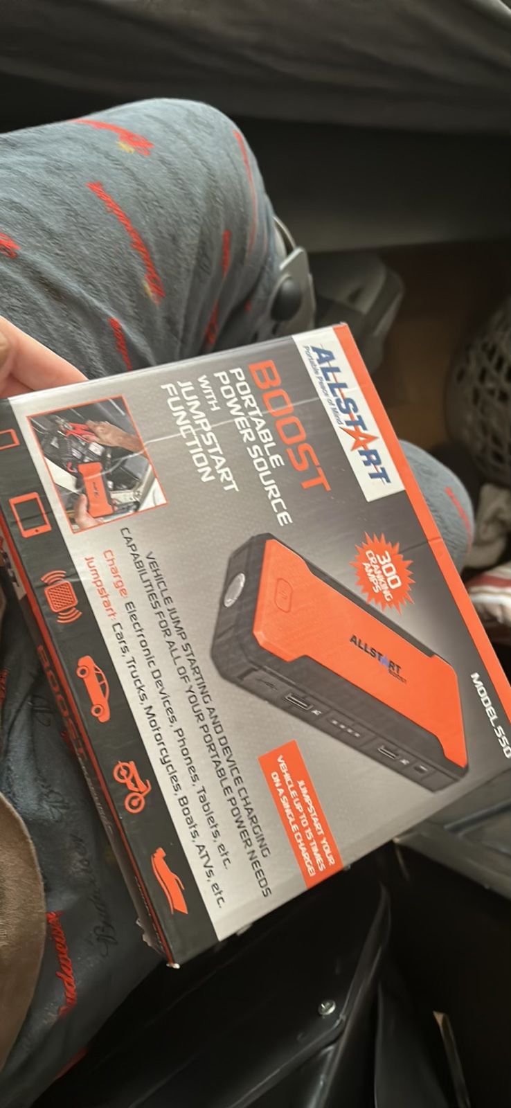 Allstart Boost Portable Power Source with Jumpstart Function