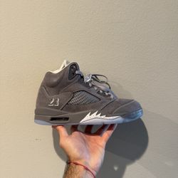 Jordan Retro 5 “Wolf Grey” - Size 9.5 - NEW