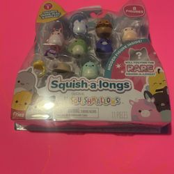 Squishmallows Squish-a-Longs Mini-Squish 1" Figures 8-Pack Style 1