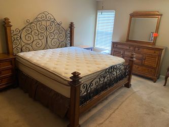 Bedroom furniture set kingsize 5 pieces