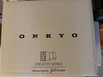 ONKYO GX-10DB speakers (WHITE)