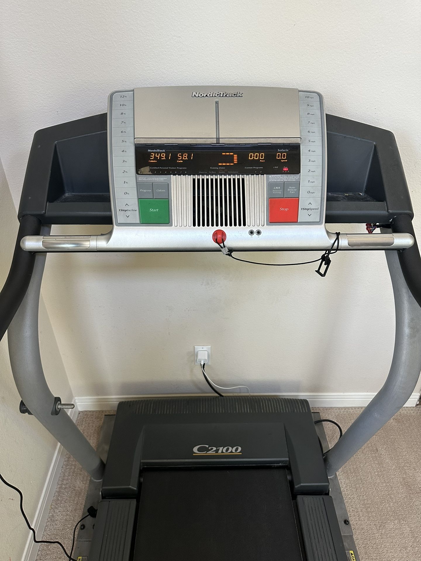 Nordictrack c2100 treadmill hotsell