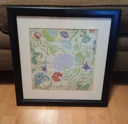 Framed Floral Wall Art Print