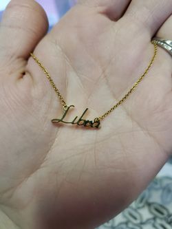 Libra Gold Necklace