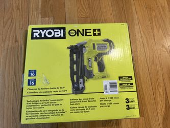 Ryobi One Plus 18v Straight Finish Nailer - 16Gauge