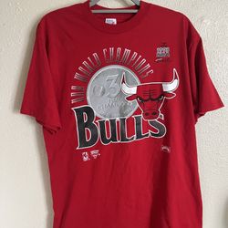 Vintage 90s Chicago Bulls Nutmeg T Shirt