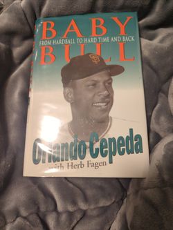 Orlando Cepeda Signed Book Baby Bull