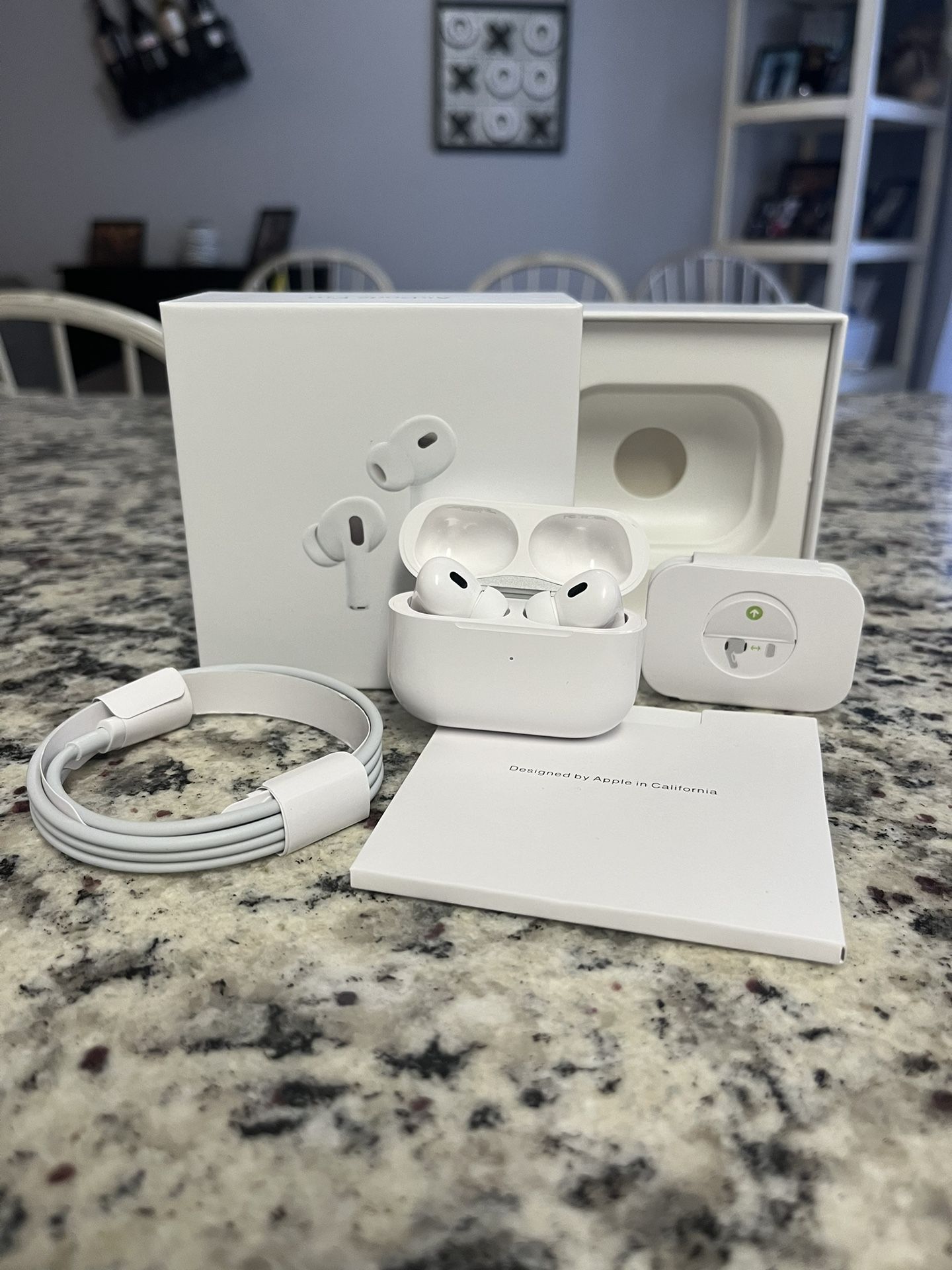 Apple AirPods Pro 2nd Generation with Wireless Charging Case - White