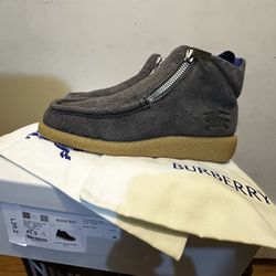 BURBERRY Leather Boots *100% Authentic* Size Eur- 41.5 / Usa- 8.5 Mens