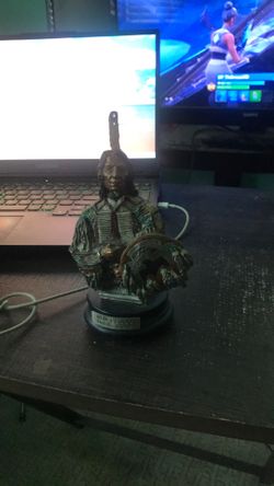 Red Cloud Oglala Sioux Pewter Statue