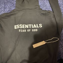 Essentials Hoodie Large Black