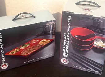 Chef’s Counter - Partition Plate Set & Soup Bowl Set