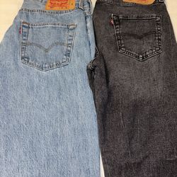 Men’s 501 Denim Jeans Levi’s Lot Waist 34 Length 36 Pants 