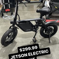 Jetson Atlas Folding Fat Tire Electric Bike $299.99