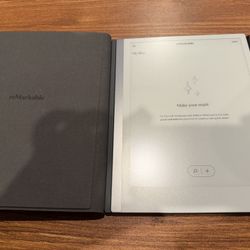 Remarkable 2 - Paper Tablet w/ Marker Plus & Leather Folio