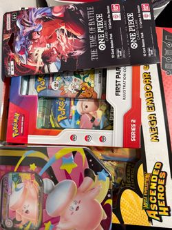 Pokemon & One Piece Tcg for sale!
