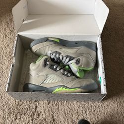 Jordan 5 Green bean