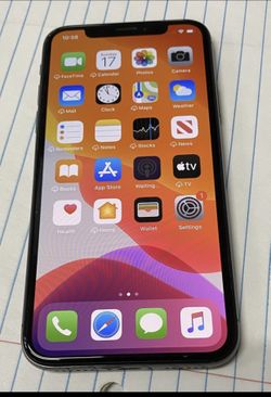 Factory unlocked apple iphone X 256gb, store warranty!
