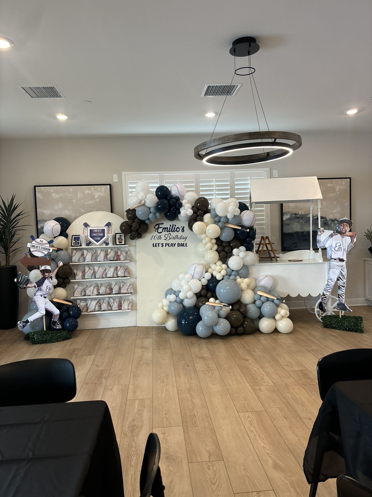 Baseball Balloon Garland