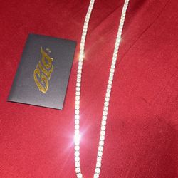 GLD diamond Tennis Chain 