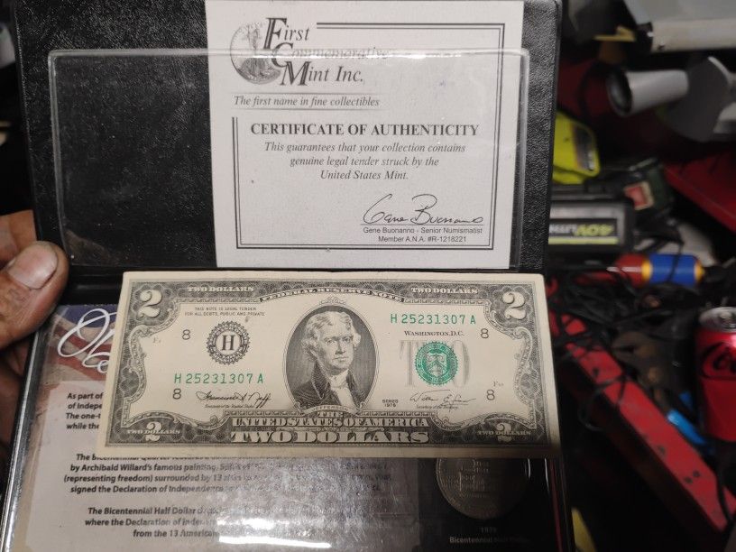 1976 Bicentennial $2 Bill