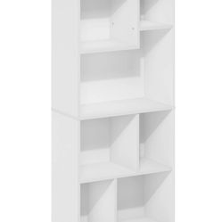White 7-Cube Bookcase / Storage Shelf – Brand New