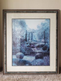 Large Framed wall art wall decoration - Garden of Lady Dreams