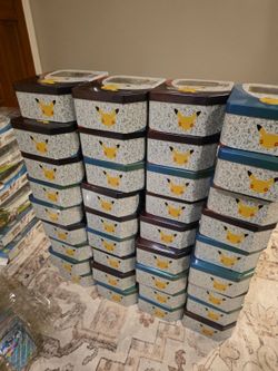 Empty Pokémon 30th Anniversary Tins – Lot