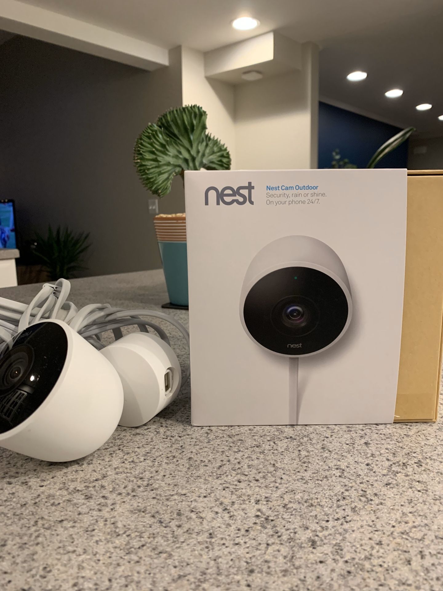 Nest cameras 1 brand new 1 slightly used