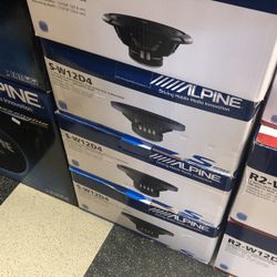 Alpine S-w12d4 On Sale Today 
