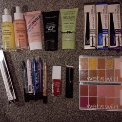 Wet N Wild Bundle New Never Opened Makeup And Primer