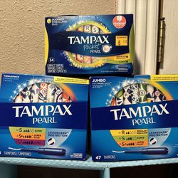 Large  Boxes Of Tampax 2 For $12