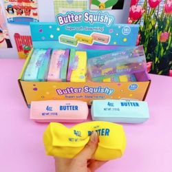 Soft and Crunchy Butter Squishy toys