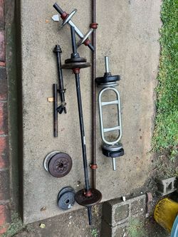 Mixed Weight Set with Bars and Plates