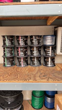 WIRE #12 THHN 500  FT  SOLID $90EACH ONE